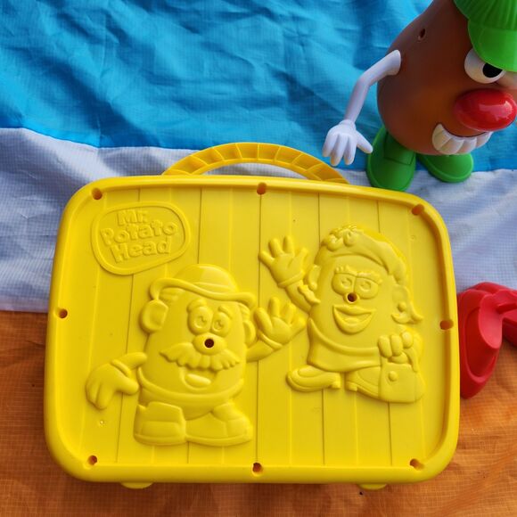 Mr. Potato Head Pretend Play Lot – 3 Figures + Yellow Case – Vintage Toy Set - Picture 4 of 9